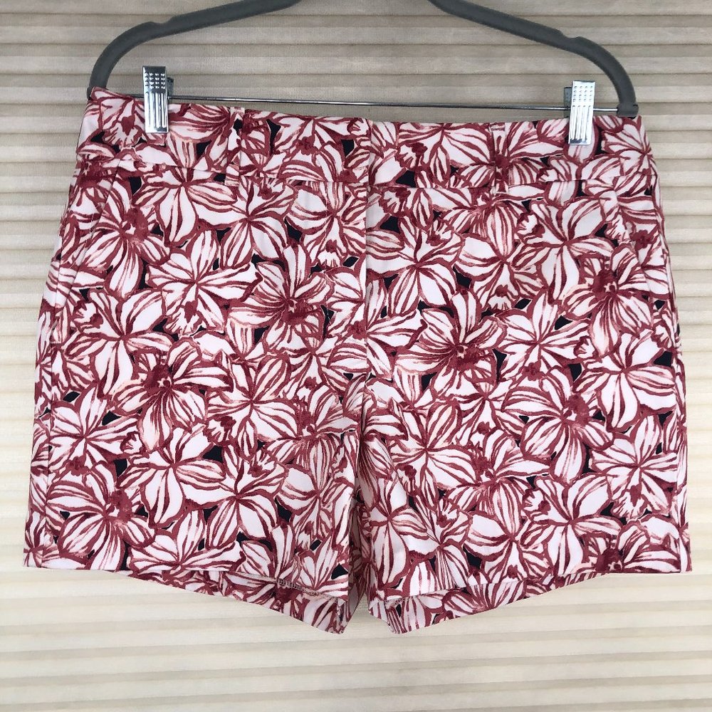 NWT Ann Taylor Factory Signature Floral Hawaiian Shorts Festival Vacation Resort